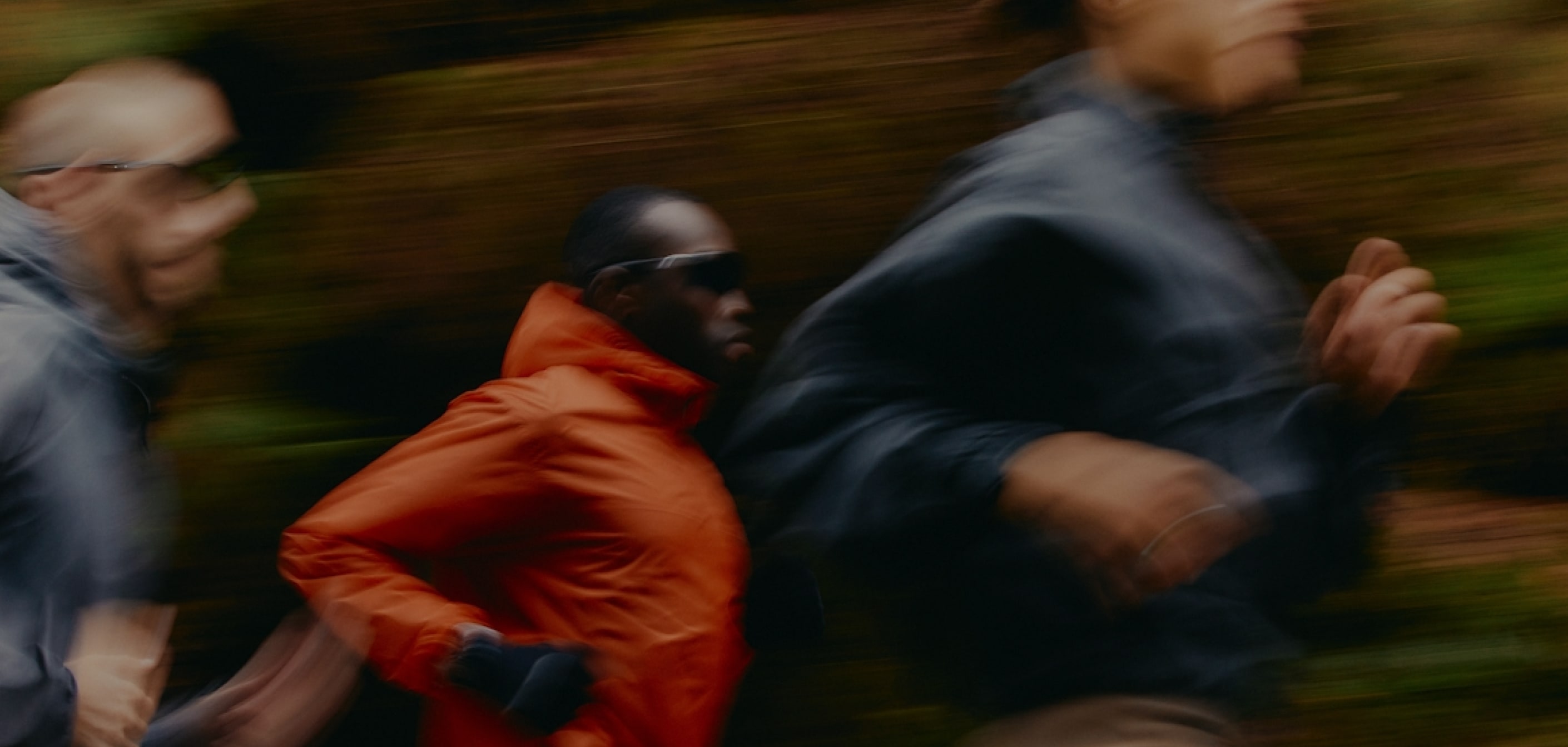 View of a group of runners.